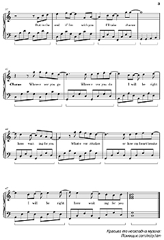 ����, Sheet music for Piano 
Right Here Waiting -  Richard Marx (������� 3)

