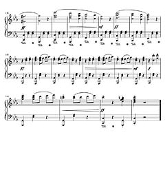 ����, Sheet music for Piano 
����������  ����� �2(������� 4)

